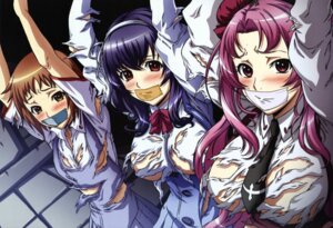 Rating: Explicit Score: 0 Tags: 3girls blush bondage bound female female_only gag gagged katsuragi_hana multiple_females multiple_girls ripped_clothing rule34 schoolgirl seikon_no_qwaser tape_gag torn_clothes tsujidou_miyuri yamanobe_tomo User: bunchy7s