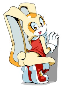 Rating: Questionable Score: 0 Tags: anthro butt clothing cream_the_rabbit dress e621 female gloves handwear lagomorph leporid loli looking_at_viewer looking_back mammal rabbit sega simple_background solo sonic_the_hedgehog_(series) tamagoro young young_anthro User: bunchy7s
