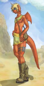 Rating: Safe Score: 0 Tags: absurd_res anthro bag biped blonde_hair blue_eyes boots cliff clothing cloud desert dragon e621 footwear hair hi_res male membrane_(anatomy) membranous_wings mountain mythological_creature mythological_scalie mythology navel open_mouth orange_body orange_skin outside scalie shanegdraco shoes sky solo standing tail unigan wings User: bunchy7s