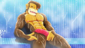 Rating: Explicit Score: 0 Tags: 2010 abs anthro ape biceps big_muscles biped brown_body brown_hair bulge captain_simian_and_the_space_monkeys chimpanzee chuck_simian clothed clothing e621 fabfelipe front_view fur hair haplorhine leaning leaning_backward looking_at_viewer male mammal monkey muscular muscular_anthro muscular_male navel nipples open_mouth pan_(genus) pecs pink_nipples pose primate short_hair shower sitting solo speedo swimwear teeth tongue topless wet wet_body wet_fur User: bunchy7s