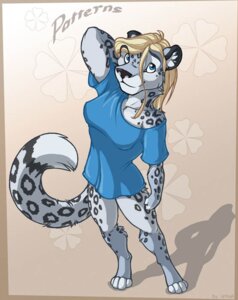 Rating: Safe Score: 0 Tags: 2008 anthro blonde_hair blue_eyes border bottomless breasts clothed clothing digital_media_(artwork) digitigrade e621 felid female full-length_portrait fur hair high-angle_view leopard_spots long_hair looking_at_viewer looking_up mammal pantherine patterns_(character) portrait shadow shirt smile snow_leopard solo spots standing tail tan_border topwear wolfy-nail User: bunchy7s Rating: Safe Score: 0 Tags: 2008 anthro blonde_hair blue_eyes border bottomless breasts clothed clothing digital_media_(artwork) digitigrade e621 felid female full-length_portrait fur hair high-angle_view leopard_spots long_hair looking_at_viewer looking_up mammal pantherine patterns_(character) portrait shadow shirt smile snow_leopard solo spots standing tail tan_border topwear wolfy-nail User: bunchy7s