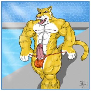Rating: Explicit Score: 0 Tags: 1:1 aaron_(artist) anthro balls barazoku barbell_piercing big_balls biped bodily_fluids border claws clothed clothing digital_media_(artwork) drooling e621 ear_piercing ear_ring erection eyebrow_barbell eyebrow_piercing facial_piercing fangs felid genital_piercing genitals humanoid_genitalia humanoid_penis looking_at_viewer male mammal multiple_piercings muscular muscular_anthro muscular_male nose_piercing nose_ring pantherine penis penis_piercing penis_poking_out penis_through_fly piercing pop_out presenting prince_albert_piercing red_eyes ring_piercing saliva skimpy solo standing swimming_pool swimwear tail teeth tiger tongue tongue_piercing undressing water white_border User: bunchy7s