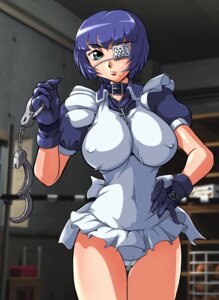 Rating: Questionable Score: 0 Tags: beauty_mark big_breasts blue_hair breasts cameltoe erect_nipples eye_patch female handcuffs highres ikkitousen large_breasts maid nipples panties pussy rule34 ryomou_shimei underwear User: bunchy7s