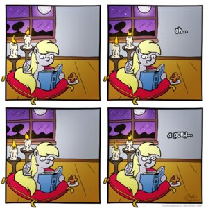 Rating: Safe Score: 0 Tags: 1:1 blonde_hair book candle comic cutie_mark derpy_hooves_(mlp) dialogue e621 english_text equid equine feathered_wings feathers female feral fire food friendship_is_magic full_moon fur grey_body grey_feathers grey_fur hair hasbro hi_res inside long_hair mammal moon muffin muffinexplosion my_little_pony mythological_creature mythological_equine mythology open_mouth pegasus pillow plant plate sky solo star text tongue tree window wings wood User: bunchy7s