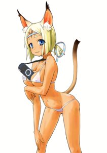 Rating: Questionable Score: 0 Tags: accessory animal_humanoid arm_in_front arm_under_breasts bent_arm bikini biped blonde_hair bottomwear breast_rest breasts cat_humanoid cleavage clothed clothing console digital_media_(artwork) e621 ear_tuft electronics extended_arm felid felid_humanoid feline feline_humanoid female final_fantasy final_fantasy_xi finger_on_arm finger_on_elbow fur game_console hair hair_accessory hair_tie hand_on_knee hand_on_leg hand_on_own_knee hand_on_own_leg handheld_console headband holding_knee holding_leg humanoid inner_ear_fluff leaning_on_self mammal mammal_humanoid mithra navel object_between_breasts playstation playstation_console playstation_portable product_placement psp_console simple_background skimpy solo sony_corporation sony_interactive_entertainment square_enix standing swimwear tail thin_tail tight_clothing topwear touching_arm touching_elbow touching_own_arm triangle_bikini tuft two-piece_swimsuit under_boob unknown_artist white_background white_bottomwear white_clothing white_topwear User: bunchy7s