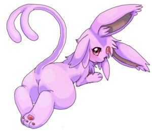 Rating: Questionable Score: 0 Tags: 2008 ambiguous_gender blush butt e621 eeveelution espeon feral forked_tail generation_2_pokemon looking_at_viewer looking_back lying nintendo on_front pawpads paws pokemon pokemon_(species) presenting presenting_hindquarters purple_eyes raised_tail simple_background solo suppainu tail unusual_anatomy unusual_tail white_background User: bunchy7s