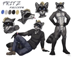 Rating: Explicit Score: 0 Tags: 2014 animal_genitalia anthro balls biped blonde_hair blue_eyes bracelet character_name clothed clothing color_swatch countershading digital_media_(artwork) e621 ear_piercing eyes_closed footwear fritz_(deutschninjataunki) fully_sheathed genitals hair jewelry male mammal model_sheet nude piercing procyonid raccoon sabretoothed_ermine sheath shoes simple_background solo text tongue tongue_out white_background User: bunchy7s