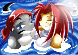 Rating: Questionable Score: 0 Tags: anthro aquatic bathing chalo clothing dorsal_fin duo e621 female fin fish hair kerchief looking_at_viewer male nude partially_submerged red_hair shark water User: bunchy7s Rating: Questionable Score: 0 Tags: anthro aquatic bathing chalo clothing dorsal_fin duo e621 female fin fish hair kerchief looking_at_viewer male nude partially_submerged red_hair shark water User: bunchy7s
