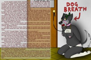 Rating: Questionable Score: 0 Tags: anthro apple biped bodily_fluids bondagepup bound breasts canid canine canis clothed clothing collar e621 english_text female food fruit hands_behind_back leash legwear mammal metalwoof navel nipples panties plant ribbons sitting solo stockings story submissive submissive_female tears text topless underwear wolf User: bunchy7s