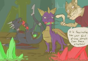 Rating: Explicit Score: 0 Tags: 9_6 activision anthro black_body black_scales cheetah claws collar crystal_dildo cynder dragon e621 english_text felid feline female feral genitals group horn humor hunter_(legend_of_spyro) improvised_dildo improvised_sex_toy male mammal masturbation membrane_(anatomy) membranous_wings mythological_creature mythological_scalie mythology penetration purple_body purple_scales scales scalie sex_toy spyro spyro_the_dragon tail text vaginal vaginal_masturbation vulva wings User: bunchy7s