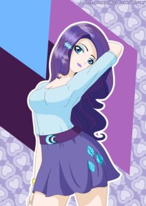 Rating: Safe Score: 0 Tags: 2014 alternate_species big_breasts breasts e621 female friendship_is_magic hasbro hi_res human humanized looking_at_viewer mammal my_little_pony not_furry rarity_(mlp) smile solo zantyarz User: bunchy7s