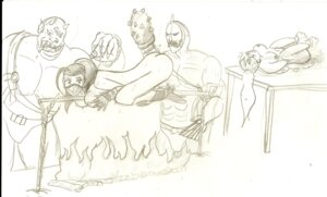 Rating: Explicit Score: 0 Tags: 2boys 2girls alternate_version_available black_and_white breasts cannibalism drahmin female kitana long_hair male mana_goblin moloch mortal_kombat nipples nude rule34 sketch sonya_blade uncensored User: bunchy7s