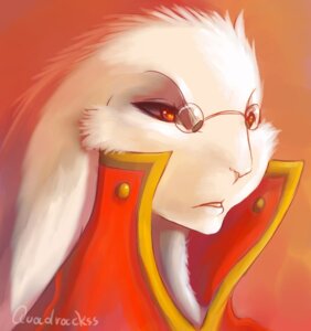 Rating: Safe Score: 0 Tags: anthro clothed clothing e621 eyewear female fur glasses lagomorph lena leporid mammal quadrackss rabbit red_eyes solo white_body white_fur User: bunchy7s