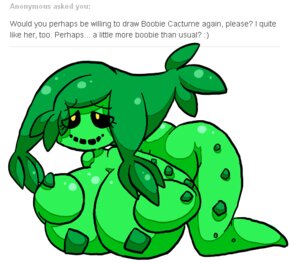 Rating: Questionable Score: 0 Tags: bent_over big_breasts breasts butt cacturne cactus e621 elemental_creature english_text female flora_fauna generation_3_pokemon goo-connected_lips green_hair hair huge_breasts humanoid jigglybutts nintendo non-mammal_breasts not_furry plant pokemon pokemon_(species) simple_background smile solo text white_background User: bunchy7s Rating: Questionable Score: 0 Tags: bent_over big_breasts breasts butt cacturne cactus e621 elemental_creature english_text female flora_fauna generation_3_pokemon goo-connected_lips green_hair hair huge_breasts humanoid jigglybutts nintendo non-mammal_breasts not_furry plant pokemon pokemon_(species) simple_background smile solo text white_background User: bunchy7s