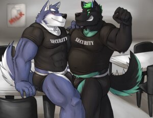 Rating: Questionable Score: 0 Tags: 2012 abs adios anthro anthro_on_anthro biceps big_muscles blush bottomwear bouncer bulge canid canine canis clothed clothing digital_media_(artwork) duo e621 english_text grin male male/male mammal musclegut muscular muscular_male overweight pecs pose security shirt shorts slightly_chubby smile stocky tail text text_on_clothing text_on_shirt text_on_topwear tight_clothing topwear wolf User: bunchy7s Rating: Questionable Score: 0 Tags: 2012 abs adios anthro anthro_on_anthro biceps big_muscles blush bottomwear bouncer bulge canid canine canis clothed clothing digital_media_(artwork) duo e621 english_text grin male male/male mammal musclegut muscular muscular_male overweight pecs pose security shirt shorts slightly_chubby smile stocky tail text text_on_clothing text_on_shirt text_on_topwear tight_clothing topwear wolf User: bunchy7s
