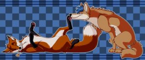 Rating: Questionable Score: 0 Tags: ambiguous_gender canid canine canis dipstick_tail duo e621 feet feral foot_fetish foot_lick foot_play fox hi_res licking mammal markings mirzers paws quadruped tail tail_markings tongue tongue_out wolf User: bunchy7s