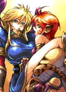 Rating: Questionable Score: 0 Tags: animal_humanoid bent_over blonde_hair blue_eyes bottomless breasts breath_of_fire butt capcom clothed clothing digital_media_(artwork) duo e621 felid felid_humanoid female female/female fur hair humanoid katt_(breath_of_fire) looking_at_viewer low_res mammal mammal_humanoid nina_(breath_of_fire) oekaki pantherine pantherine_humanoid red_hair striped_body striped_fur stripes tail tiger tiger_humanoid wings 秋秀川_小早 User: bunchy7s