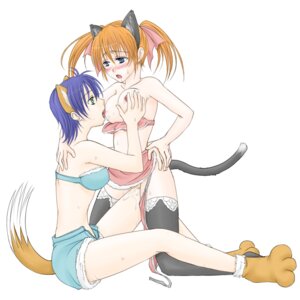 Rating: Explicit Score: 0 Tags: 2girls animal_ears blush bra breast_grab breasts cat_ears cat_tail female fox_ears fox_tail green_eyes humanoid licking lingerie lyrical_nanoha mahou_shoujo_lyrical_nanoha_strikers midriff multiple_females multiple_girls nipples purple_hair pussy pussy_juice rule34 strapless_bra subaru_nakajima sweat tail teana_lanster thighhighs tied_hair twintails underwear yuri User: bunchy7s