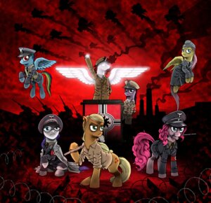 Rating: Safe Score: 0 Tags: applejack_(mlp) barbed_wire blue_body blue_feathers blue_fur clothing coat cutie_mark e621 earth_pony equid equine eyewear feathered_wings feathers female feral field_cap fluttershy_(mlp) friendship_is_magic fur group hair hammer hasbro horn horse howitzer industry mammal military moderatelydeviant monocle multicolored_hair my_little_pony mythological_creature mythological_equine mythology nazi pegasus pinkie_pie_(mlp) police police_baton pony princess princess_celestia_(mlp) quadruped rainbow_dash_(mlp) rainbow_hair rarity_(mlp) royalty service_cap tail tools topwear unicorn uniform waffen-ss winged_unicorn wings yellow_body yellow_feathers User: bunchy7s