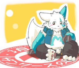 Rating: Safe Score: 0 Tags: alternate_color anthro belly big_belly biped blue_body blue_fur blush clothing e621 fur generation_3_pokemon kisukemk777 male mammal nintendo overweight overweight_anthro overweight_male pokemon pokemon_(species) semi-anthro simple_background sitting slightly_chubby smile solo tail zangoose zangoose_day 瑞/きすけ7号 User: bunchy7s