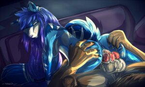 Rating: Explicit Score: 0 Tags: 2014 5_fingers alexa_(snowfallthepegasus) anthro anus balls bodily_fluids butt canid canine canis claws cowgirl_position coyote cum cum_on_balls cum_on_knot duo e621 erection female female_on_top female_penetrated fingers from_front_position fur genital_fluids genitals glistening hair hand_on_butt knot long_hair looking_back lying male male/female male_on_bottom male_penetrating male_penetrating_female mammal narrowed_eyes nude on_back on_bottom on_top open_mouth penetration penile penile_penetration penis penis_in_vagina purple_eyes raised_arm sex shadow squint straddling sunstab tai_l_rodriguez vaginal vaginal_penetration vulva wolf User: bunchy7s
