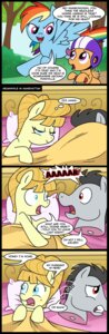 Rating: Safe Score: 0 Tags: 2012 armor aunt_orange_(mlp) bed bedding black_hair blanket blue_body blue_eyes blue_feathers blue_fur comic cutie_mark dialogue duo e621 earth_pony english_text equid equine feathered_wings feathers female feral friendship_is_magic fur furniture grey_body grey_fur hair hasbro headgear headless_horse_(mlp) helmet hi_res horse madmax male mammal multicolored_hair my_little_pony mythological_creature mythological_equine mythology orange_body orange_fur pegasus pillow plant pony purple_eyes purple_hair rainbow_dash_(mlp) rainbow_hair red_eyes scootaloo_(mlp) scooter tail text tree wings yellow_body yellow_fur young young_feral User: bunchy7s