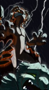 Rating: Questionable Score: 0 Tags: anthro blood bodily_fluids claw_marks claws clenched_teeth conditional_dnp dark dragon duo e621 electricity elemental_creature empty_eyes felix_(sefeiren) fenra fire fire_creature grin hi_res horn light lighting lightning low-angle_view male mineral_fauna mythological_creature mythological_scalie mythology nude open_mouth orange_eyes outside pain rain_drops raining rock rock_fenra scalie scared screaming sefeiren sharp_teeth smile steam steaming storm teeth volcanic_fenra water wet wings yellow_eyes User: bunchy7s