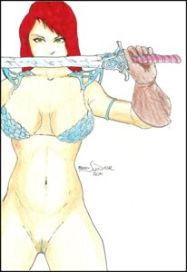 Rating: Explicit Score: 0 Tags: 1girls 2011 armor behelit73 bikini_armor bottomless chainmail chainmail_bikini female female_only front_view green_eyes holding_sword human marvel marvel_comics pussy red_hair red_sonja red_sonja_(comics) rule34 solo solo_female standing sword tagme white_background User: bunchy7s