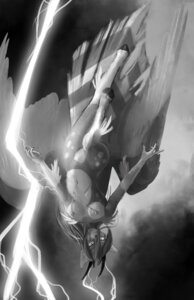 Rating: Explicit Score: 0 Tags: absurd_res aeris_(fox_xd) anthro deer e621 electricity feathered_wings feathers female flying greyscale hair hattonslayden hi_res hooves horn hybrid lightning looking_at_viewer mammal monochrome navel nipple_chain nipple_piercing nipples peryton piercing playful solo upside_down wings User: bunchy7s