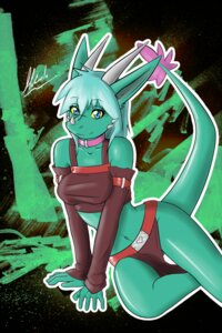 Rating: Safe Score: 0 Tags: anthro athestnox bottomwear breasts clothed clothing crotch_apron dragon drakeniea_tearfall e621 female green_body loincloth midriff mythological_creature mythological_scalie mythology non-mammal_breasts scalie simple_background skimpy solo tail toony User: bunchy7s