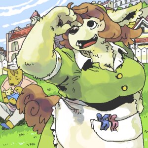 Rating: Safe Score: 0 Tags: 1:1 anthro big_breasts black_nose breasts brown_hair canid canine cleavage clothed clothing detailed_background digital_media_(artwork) dress e621 family female fur green_clothing green_dress group hair low_res mammal oekaki open_mouth outside overweight paws solo_focus tail tongue utsuki_maito User: bunchy7s