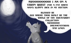 Rating: Questionable Score: 0 Tags: 5:3 ambiguous_gender anthro awoo bridgeportcat canid canine canis dialogue e621 english_text full_moon fur grey_body grey_fur howl mammal moon night outside sky solo text wolf User: bunchy7s Rating: Questionable Score: 0 Tags: 5:3 ambiguous_gender anthro awoo bridgeportcat canid canine canis dialogue e621 english_text full_moon fur grey_body grey_fur howl mammal moon night outside sky solo text wolf User: bunchy7s