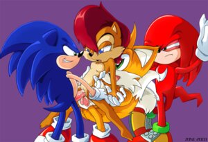 Rating: Explicit Score: 0 Tags: 2003 3boys anthro anthro_on_anthro archie_comics blue_fur canine chipmunk diphallia diphallism echidna exposed_torso eye_contact female footwear fox frown fur furry furry_tail group handwear handwear_and_footwear_only hedgehog interspecies knuckles_the_echidna looking_at_another male mammal miles_prower miles_tails_prower monotreme multi_genitalia multi_penis multi_tail nude penis purple_background rodent rule34 sally_acorn sega sex smile sonic_(series) sonic_the_hedgehog sonic_the_hedgehog_(archie) sonic_the_hedgehog_(comics) sonic_the_hedgehog_(series) squirrel straight tail tails tails_the_fox zone User: bunchy7s