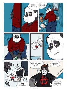 Rating: Safe Score: 0 Tags: 3:4 anthro bear bully bullying comic dialogue e621 english_text fur garret_(rain-yatsu) giant_panda hi_res husky92 inside male mammal multiple_scenes rain-yatsu seattle_fur text yellow_eyes User: bunchy7s
