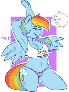 Rating: Questionable Score: 0 Tags: 2014 anthro anthrofied bite biting_lip biting_own_lip blue_body blue_feathers blue_fur blush breasts cleavage clothed clothing cutie_mark dialogue digital_media_(artwork) e621 english_text equid equine eyes_closed feathered_wings feathers female friendship_is_magic fur geeflakes hair hasbro heart_symbol lips mammal multicolored_hair multicolored_tail my_little_pony mythological_creature mythological_equine mythology navel panties pegasus rainbow_dash_(mlp) rainbow_hair rainbow_tail self_bite shirt skimpy solo stretching tail tank_top text text_on_clothing text_on_shirt text_on_topwear thong topwear underwear wings User: bunchy7s Rating: Questionable Score: 0 Tags: 2014 anthro anthrofied bite biting_lip biting_own_lip blue_body blue_feathers blue_fur blush breasts cleavage clothed clothing cutie_mark dialogue digital_media_(artwork) e621 english_text equid equine eyes_closed feathered_wings feathers female friendship_is_magic fur geeflakes hair hasbro heart_symbol lips mammal multicolored_hair multicolored_tail my_little_pony mythological_creature mythological_equine mythology navel panties pegasus rainbow_dash_(mlp) rainbow_hair rainbow_tail self_bite shirt skimpy solo stretching tail tank_top text text_on_clothing text_on_shirt text_on_topwear thong topwear underwear wings User: bunchy7s