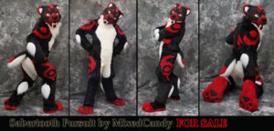 Rating: Safe Score: 0 Tags: anthro biped black_pawpads clothing costume countershading crossed_arms e621 fangs feet fingerless_(marking) fursuit grandfathered_content hands_on_hips head_tilt kneeling looking_at_viewer male markings mixed_candy multiple_poses pawpads pose real red_markings round_ears sabertooth_(anatomy) solo standing teeth toeless_(marking) User: bunchy7s