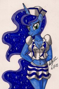 Rating: Safe Score: 0 Tags: alternative_fashion anthro anthrofied biped breasts cleavage clothed clothing e621 equid equine female friendship_is_magic hands_behind_back hasbro hi_res horn looking_at_viewer mammal my_little_pony mythological_creature mythological_equine mythology newyorkx3 princess_luna_(mlp) rockabilly sailor_uniform simple_background solo standing tail unicorn uniform white_background User: bunchy7s