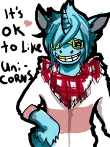 Rating: Safe Score: 0 Tags: 3:4 anthro clothing e621 equid equine eyewear hi_res horn kerchief male mammal mythological_creature mythological_equine mythology shutter_shades solo the_worst_unicorn unicorn User: bunchy7s