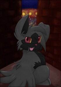 Rating: Safe Score: 0 Tags: alley ambiguous_gender black_body black_fur brick brick_wall chest_tuft city e621 feral fur generation_3_pokemon grey_body grey_fur head_tuft looking_at_viewer mammal night nintendo open_mouth outside pokemon pokemon_(species) poochyena rannoyin red_eyes red_nose signature sitting smile solo teeth tuft wall_(structure) yellow_sclera young young_feral User: bunchy7s Rating: Safe Score: 0 Tags: alley ambiguous_gender black_body black_fur brick brick_wall chest_tuft city e621 feral fur generation_3_pokemon grey_body grey_fur head_tuft looking_at_viewer mammal night nintendo open_mouth outside pokemon pokemon_(species) poochyena rannoyin red_eyes red_nose signature sitting smile solo teeth tuft wall_(structure) yellow_sclera young young_feral User: bunchy7s
