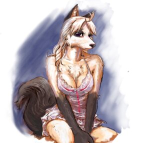 Rating: Safe Score: 0 Tags: anthro bottomwear breasts bwd canid canine chest_tuft clothed clothing e621 female fox fur looking_at_viewer mammal shirt skirt solo tail tank_top topwear tuft unavailable_at_source User: bunchy7s
