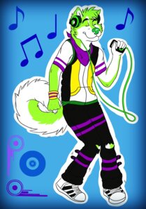 Rating: Safe Score: 0 Tags: akita anthro apple_inc. canid canine canis clothing dancing domestic_dog e621 electronics eyes_closed false_pretense frutiger_metro headphones hi_res husky ipod kerchief listening_to_music male mammal music musical_note musical_symbol niic nordic_sled_dog portable_music_player purple_clothing solo spitz symbol tail User: bunchy7s