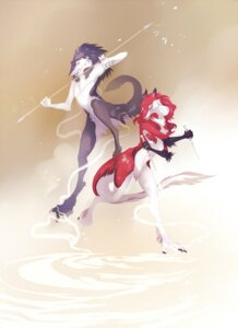 Rating: Safe Score: 0 Tags: 2011 anthro claws dagger dual_wielding duo e621 female fur grey_body grey_fur holding_object holding_weapon knife lingrimm male mammal mane melee_weapon nude outside polearm red_body red_fur sergal spear tail tail_tuft toe_claws tuft weapon white_body white_fur User: bunchy7s