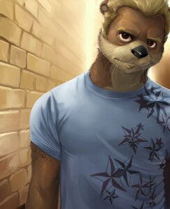 Rating: Safe Score: 0 Tags: anthro black_nose blonde_hair brick brick_wall brown_body brown_eyes brown_fur clothed clothing colson e621 facial_hair front_view fur hair looking_at_viewer male mammal mustelid otter shirt short_hair solidasp solo soul_patch t-shirt topwear wall_(structure) whiskers User: bunchy7s