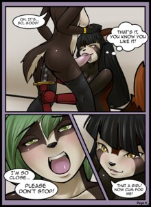 Rating: Explicit Score: 0 Tags: after_dark_(comic) ailurid anal anal_penetration anthro badger black_hair blush bodily_fluids breasts comic digital_media_(artwork) duo e621 english_text erection fellatio female genital_fluids genitals green_hair gynomorph gynomorph/female gynomorph_penetrating hair intersex intersex/female intersex_penetrating mammal melee_weapon mustelid musteline nanase oral oral_penetration penetration penile penis precum red_panda sayuri sayuri_x_nanase sex sword tail text theblackrook tongue weapon User: bunchy7s