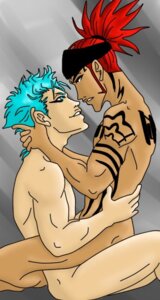 Rating: Explicit Score: 0 Tags: 2boys bleach gay grimmjow_jaegerjaquez male male_only renji_abarai rule34 yaoi User: bunchy7s