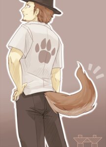 Rating: Safe Score: 0 Tags: animal_humanoid canid canid_humanoid canine canine_humanoid canis clothing dog_humanoid dog_tail domestic_dog e621 hat headgear headwear human humanoid male mammal mammal_humanoid sky_gomi solo tail User: bunchy7s