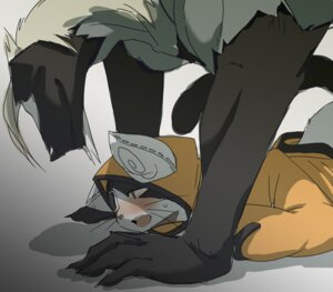 Rating: Questionable Score: 0 Tags: anthro arc_system_works ass_up blazblue blush canid canine canis clothed clothing dominant duo e621 felid from_behind_position harusuke interspecies jubei_(blazblue) kaka_(blazblue) larger_dom larger_male lying male male/male mammal nude on_front open_mouth raised_tail sex side_view size_difference smaller_male suggestive tail valkenhayn_r._hellsing wolf User: bunchy7s