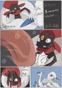 Rating: Questionable Score: 0 Tags: ambiguous_gender avian bodily_fluids caught_in_the_act comic e621 extreme_size_difference feathers_(artist) feral generation_2_pokemon generation_4_pokemon legendary_pokemon licking lugia nintendo pokemon pokemon_(species) restraints saliva size_difference tail tongue tongue_out vore weavile User: bunchy7s Rating: Questionable Score: 0 Tags: ambiguous_gender avian bodily_fluids caught_in_the_act comic e621 extreme_size_difference feathers_(artist) feral generation_2_pokemon generation_4_pokemon legendary_pokemon licking lugia nintendo pokemon pokemon_(species) restraints saliva size_difference tail tongue tongue_out vore weavile User: bunchy7s