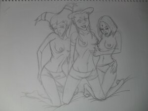 Rating: Explicit Score: 0 Tags: 3girls dc dc_comics female female_only jinx_(dc) johnny2dix monochrome multiple_females multiple_girls rachel_roth raven_(dc) rule34 sketch smooth_skin starfire teen_titans User: bunchy7s