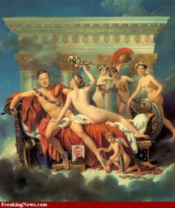 Rating: Explicit Score: 0 Tags: 1boy 2008 2boys 4girls bill_clinton bird cherub classical_architecture dove female fine_art_parody flower_crown male no_artist nude photoshop politics putto rule34 tagme User: bunchy7s